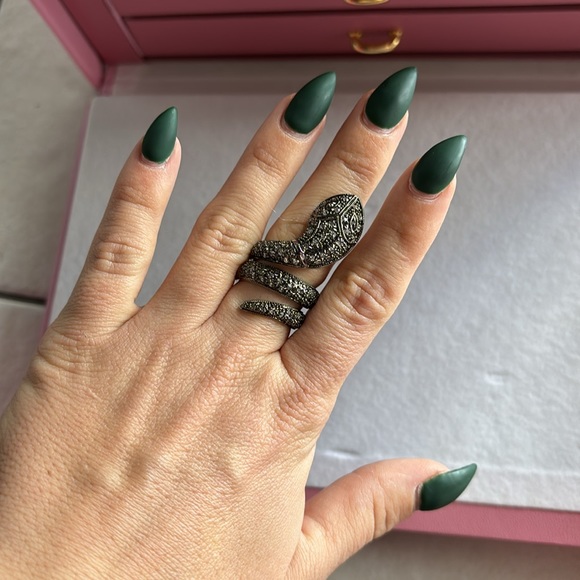 Diamond Snake Ring - Picture 2 of 5